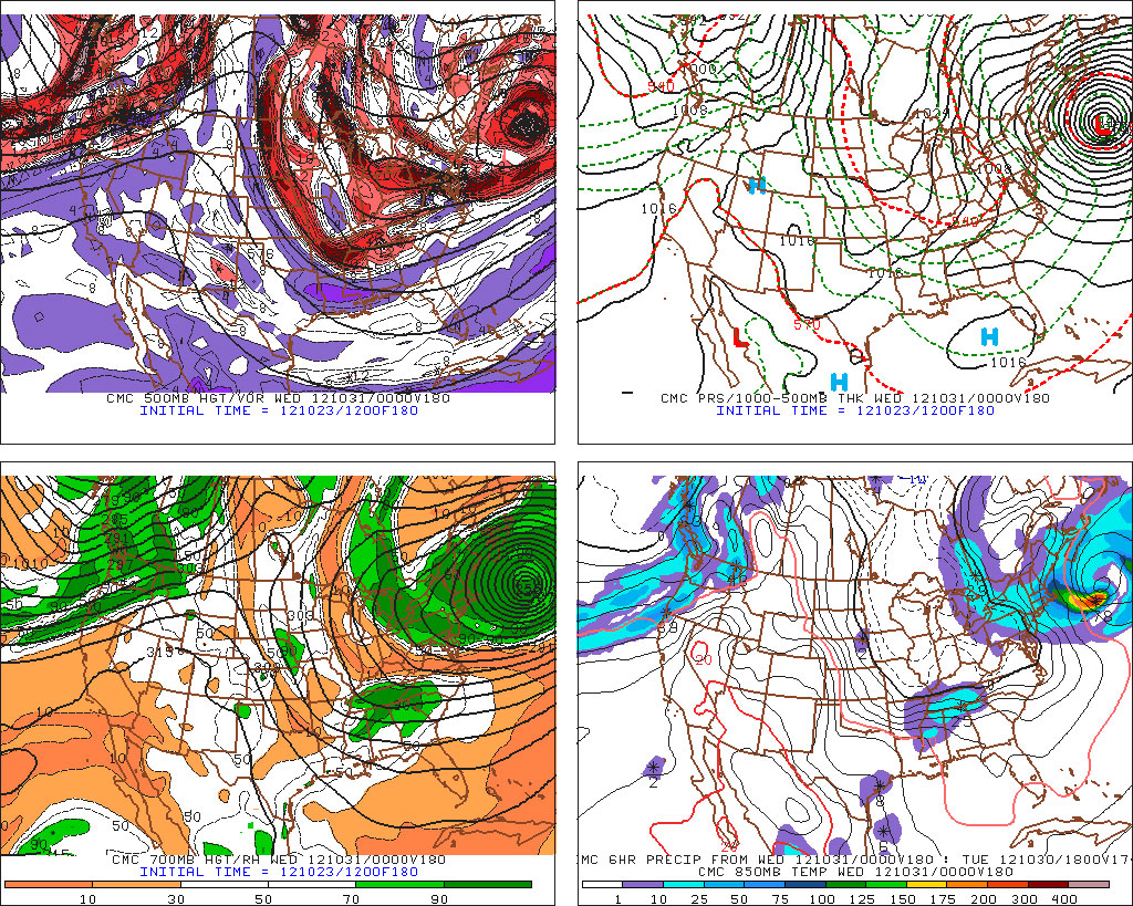 Canadian 12z 10/23 (valid Tuesday 10/30)