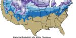 Historical odds of a white Christmas - NOAA