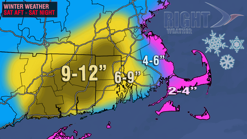 Right Weather - Final Snow Totals - December 29, 2012