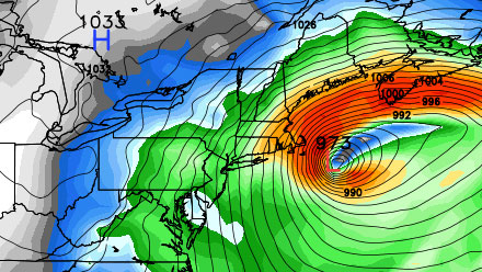 Major Nor'easter possible in New England