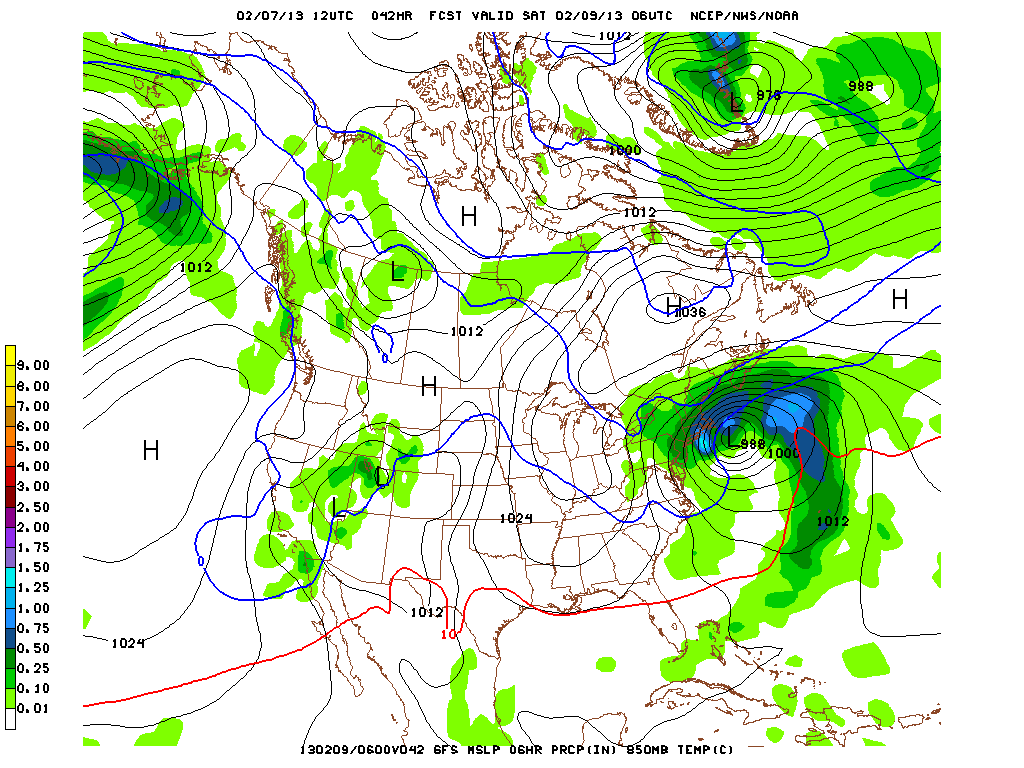 12Z GFS - Wicked Nor'easter cranking in the wind and snow Friday night