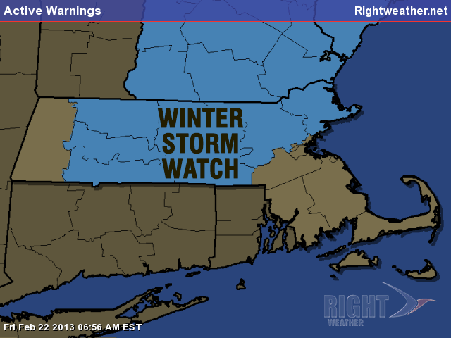 National Weather Service - Winter Storm Watch