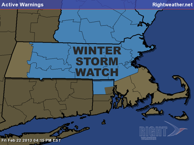 National Weather Service - Winter Storm Watch