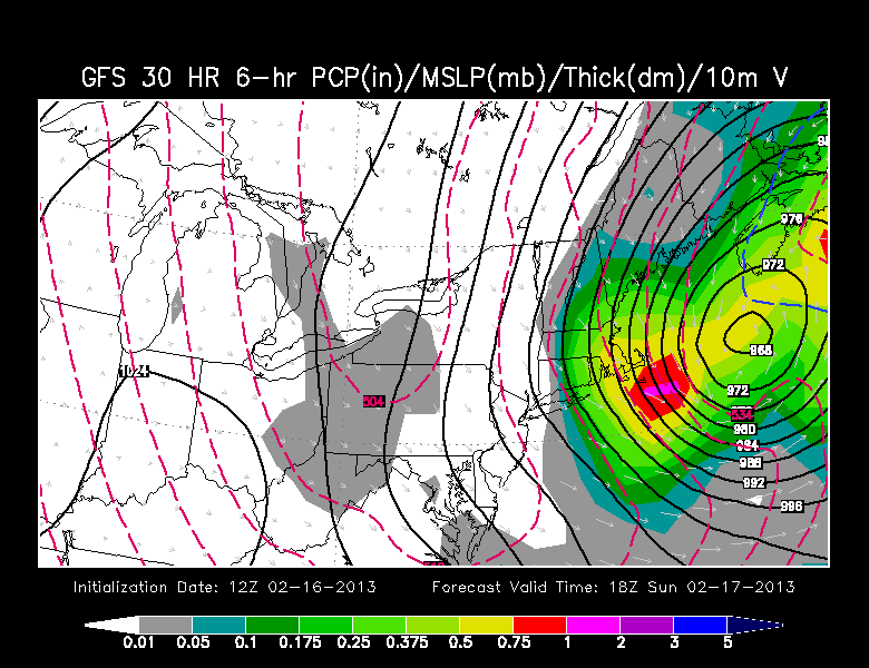 12Z GFS whoops Southern New England with another blizzard on Sunday