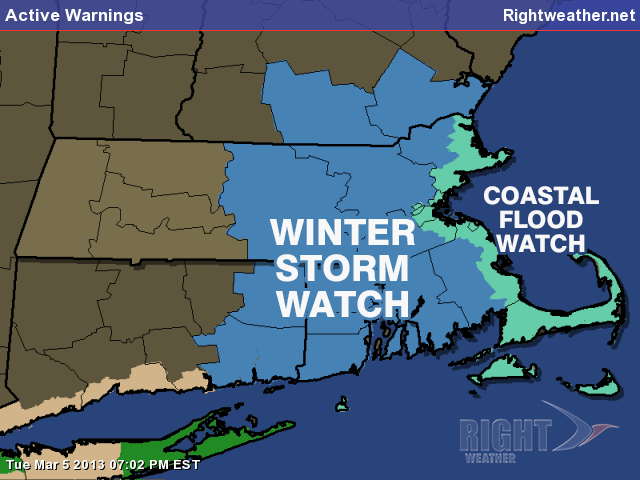 Winter Storm Watch and Coastal Flood Watch - National Weather Service