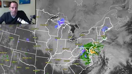 Southern New England Nor'easter video update