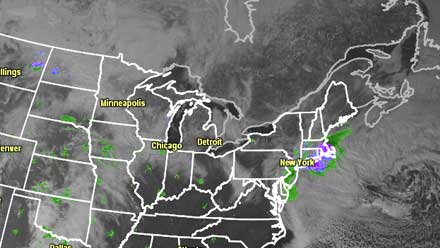 Nor'easter departs Southern New England - Sun returns