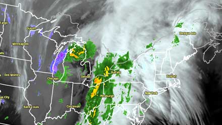 Rain likely on Tuesday in New England