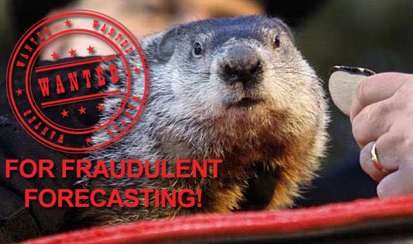 Punxsutawney Phil may want to go into hiding again!