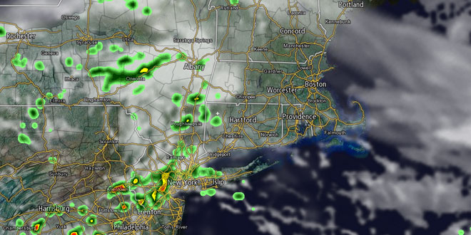 Best chance of showers on Saturday is in western SNE