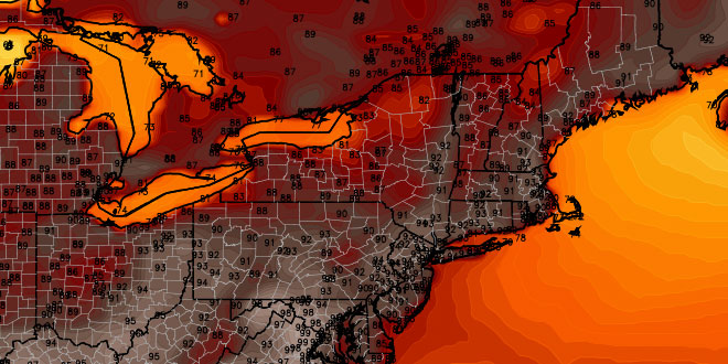 There will be plenty of hot weather to go around in the Northeast next week