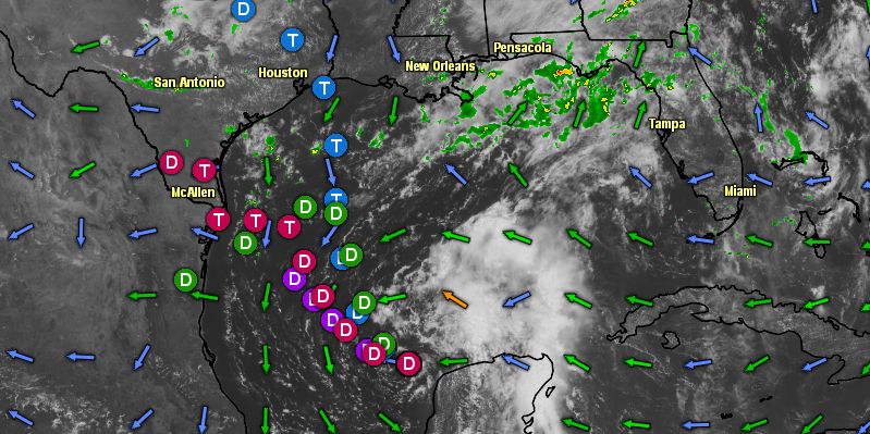 Computer models disagree on the track of Invest 92