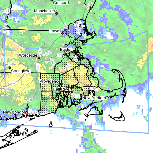 Flash Flood Watch extended to RI and SE MA until 9 pm Friday