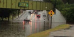 Flooded roads in Coventry, RI