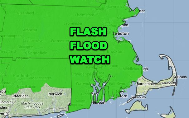 Flash Flood Watch until 11 pm Monday