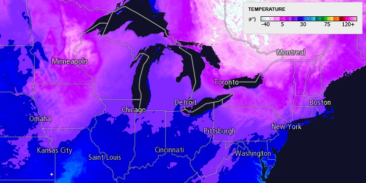 It will be a quiet, but very cold, Christmas in the Northeast