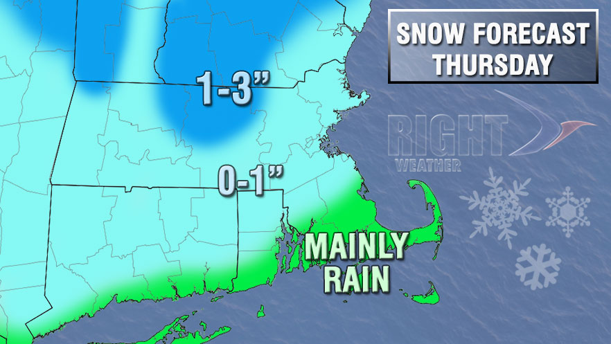 Snow forecast for Thursday, December 26, 2013