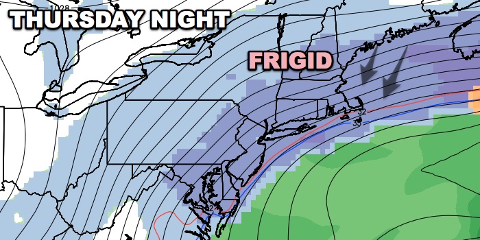The worst weather from the storm is likely Thursday night