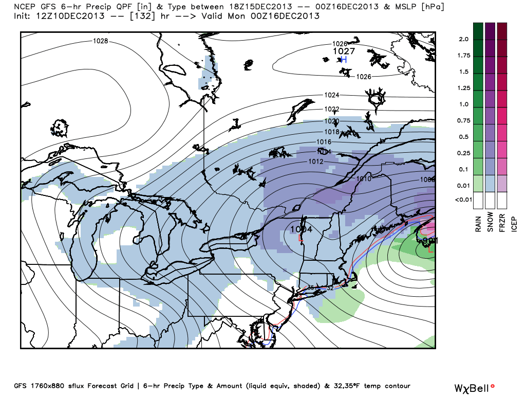 12Z GFS - Sunday - lingering snow showers and flurries