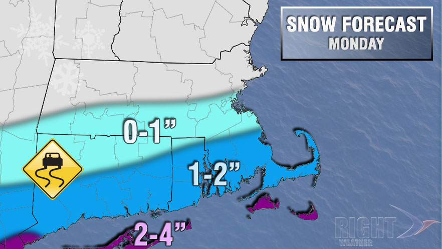 Right Weather Snow Forecast - Monday, February 3, 2014