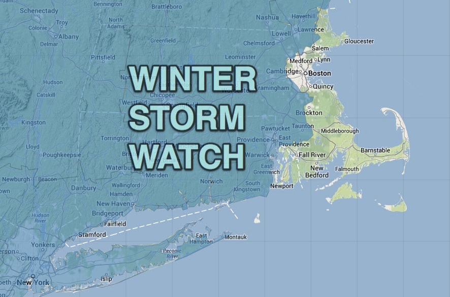Winter Storm Watch in effect Thursday morning through Friday morning