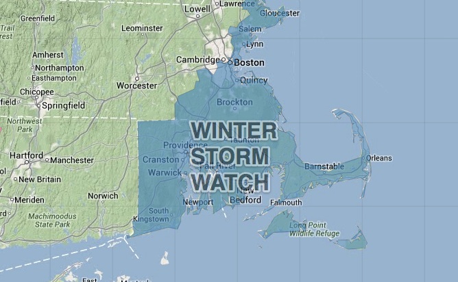 A Winter Storm Watch is in effect for Saturday