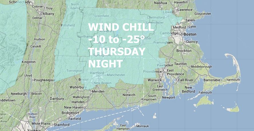 Wind Chill Advisory Thursday night