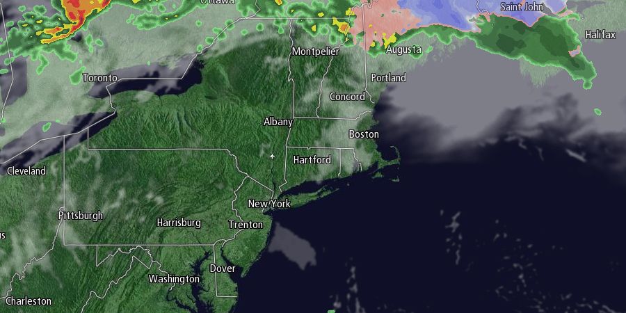 Clouds may be stubborn for part of Southern New England on Sunday
