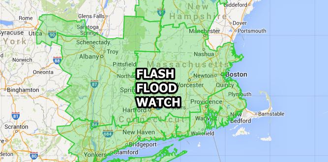 Flash Flood Watch in effect for Wednesday