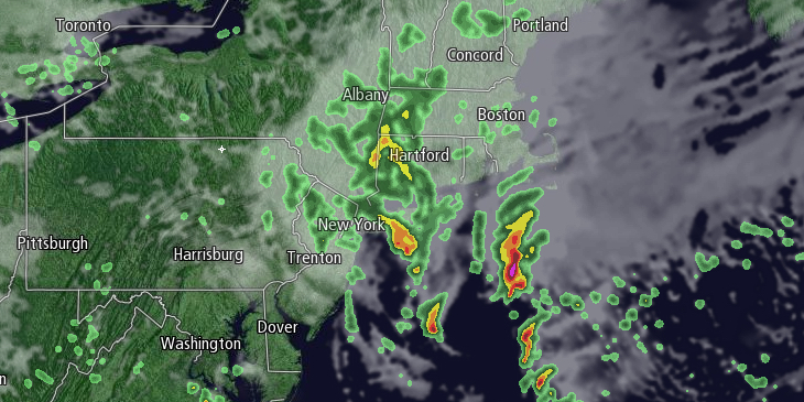 Showers are likely in Southern New England on Wednesday