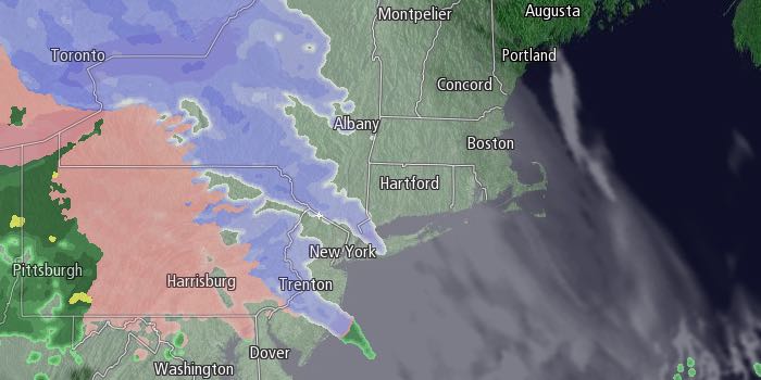 Snow moves back into the Northeast late Tuesday