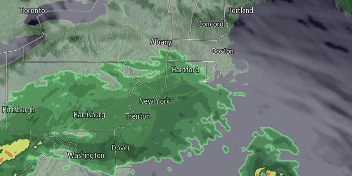 Rain moves into Southern New England Tuesday evening