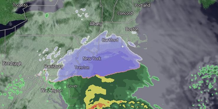 Light snow overspreads Southeastern New England late Friday