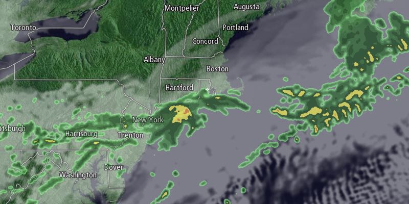 Showers are likely on Friday, especially near the coast