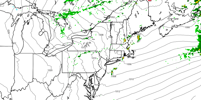 There is a slight chance of showers on Tuesday