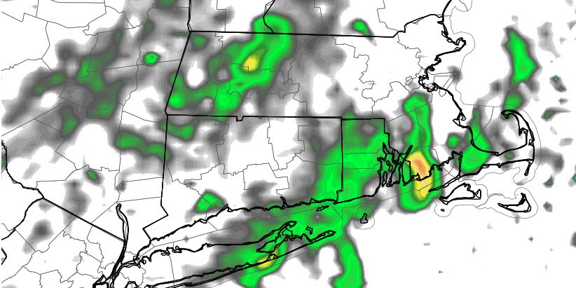 Midday showers are likely on Tuesday