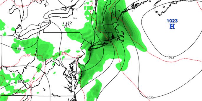 Steady rain is likely Monday morning