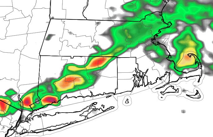 Scattered showers and storms are possible Tuesday afternoon