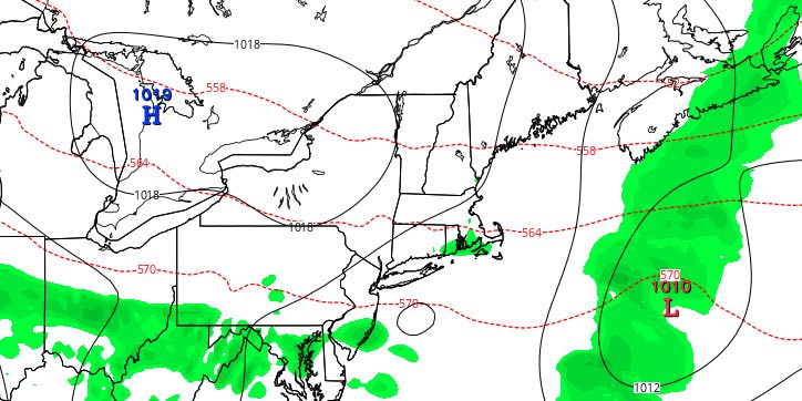 Scattered showers are possible through early Friday afternoon