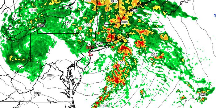 Heavy showers arrive late Saturday night