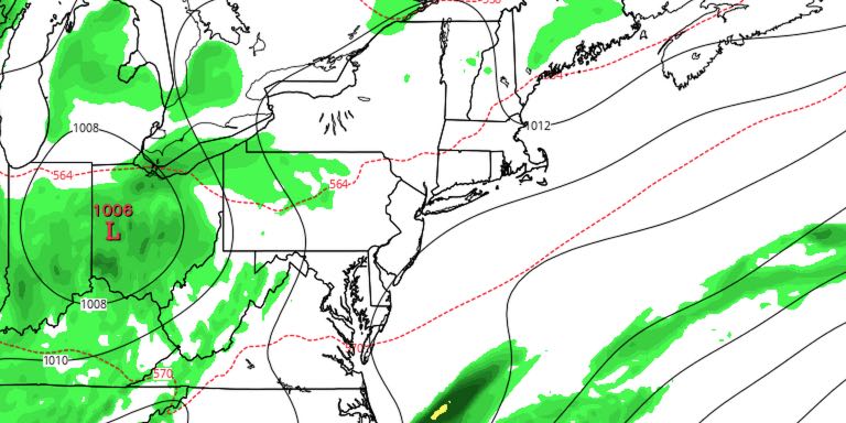 Southern New England will be between wet weather systems early in the week