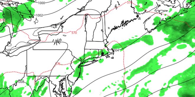 A few pop-up showers are possible on Monday