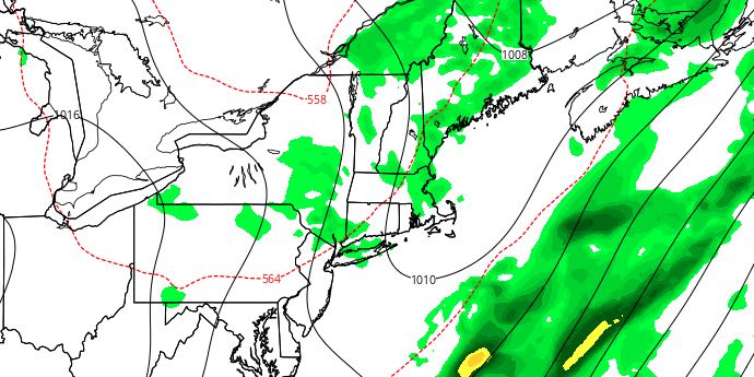 A stray pop-up shower is possible Wednesday afternoon