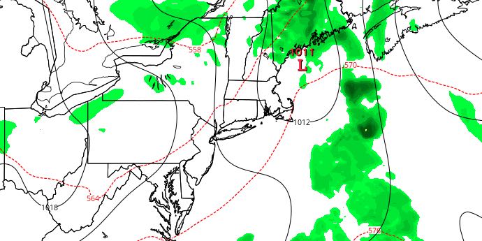 It will become mostly sunny Wednesday afternoon
