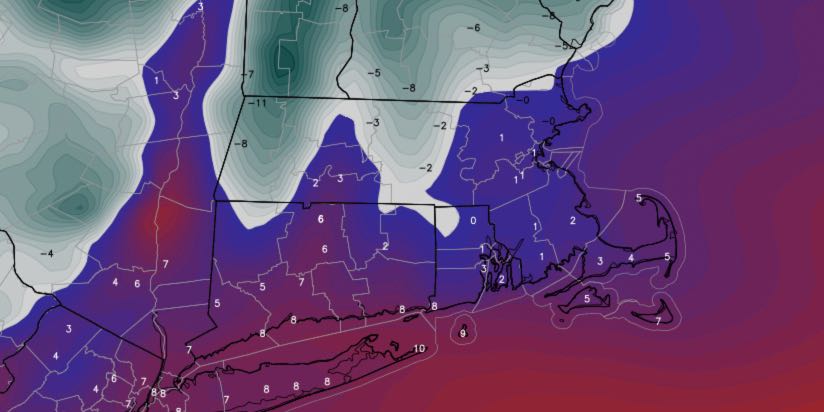 Wind chills near zero are likely Tuesday morning
