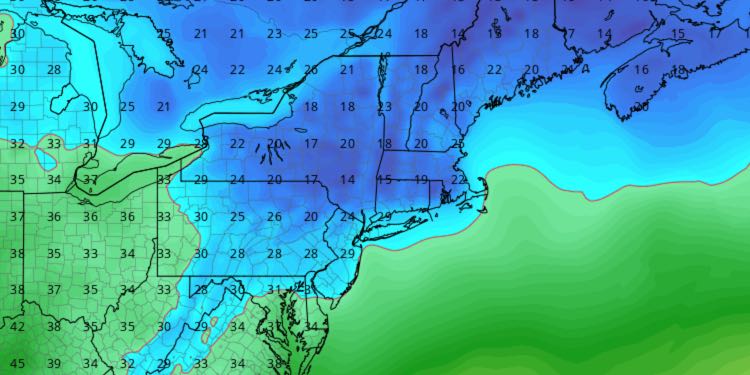 Record low temperatures are possible on Wednesday