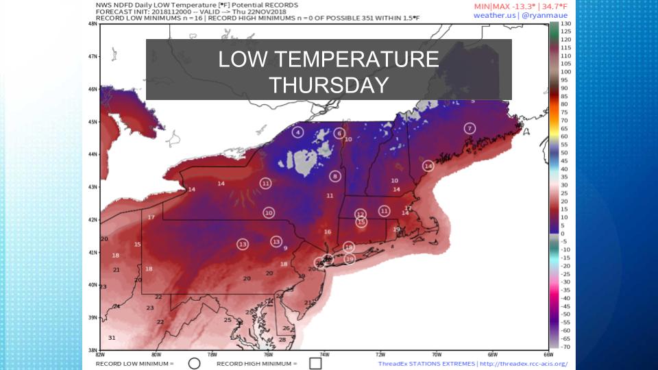 November 19 - Bracing For Brutal Thanksgiving Cold - Right Weather LLC